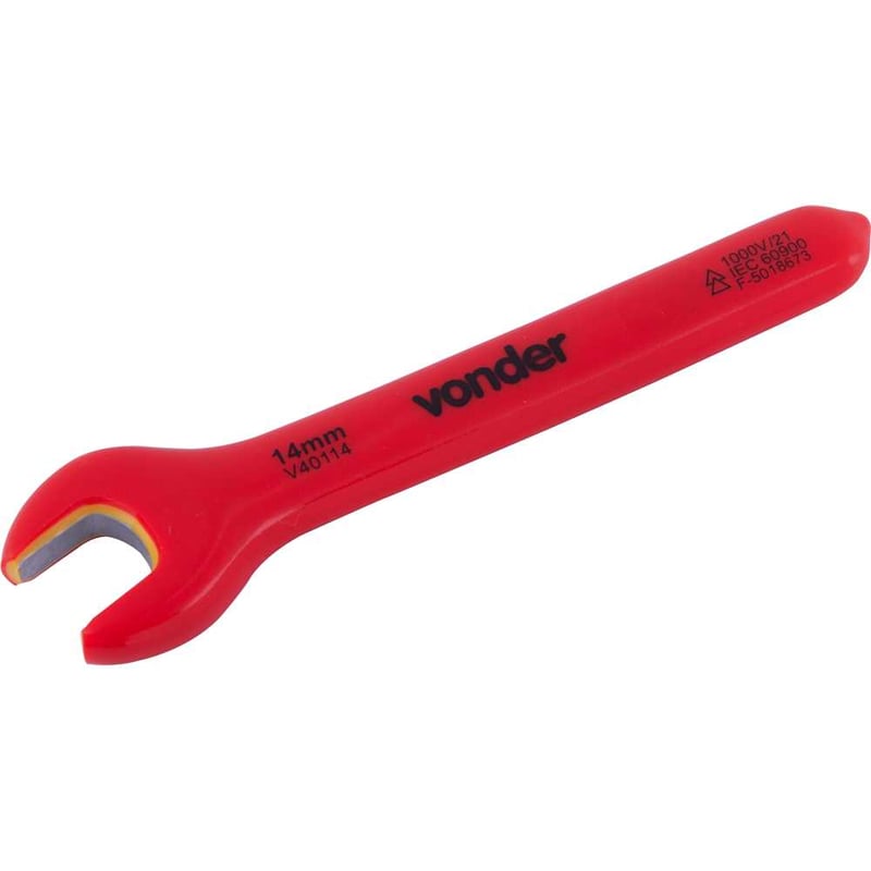 Chave fixa 14,0 mm, uma boca, isolada, IEC60900