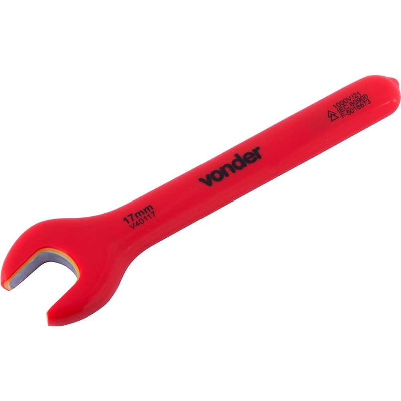 Chave fixa 17,0 mm, uma boca, isolada, IEC60900