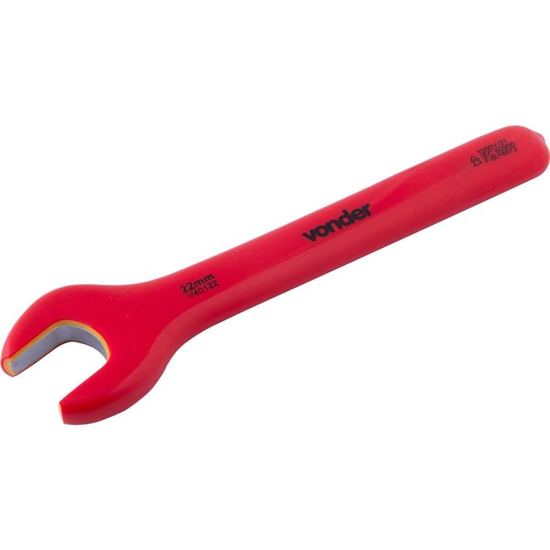 Chave fixa 22,0 mm, uma boca, isolada, IEC60900