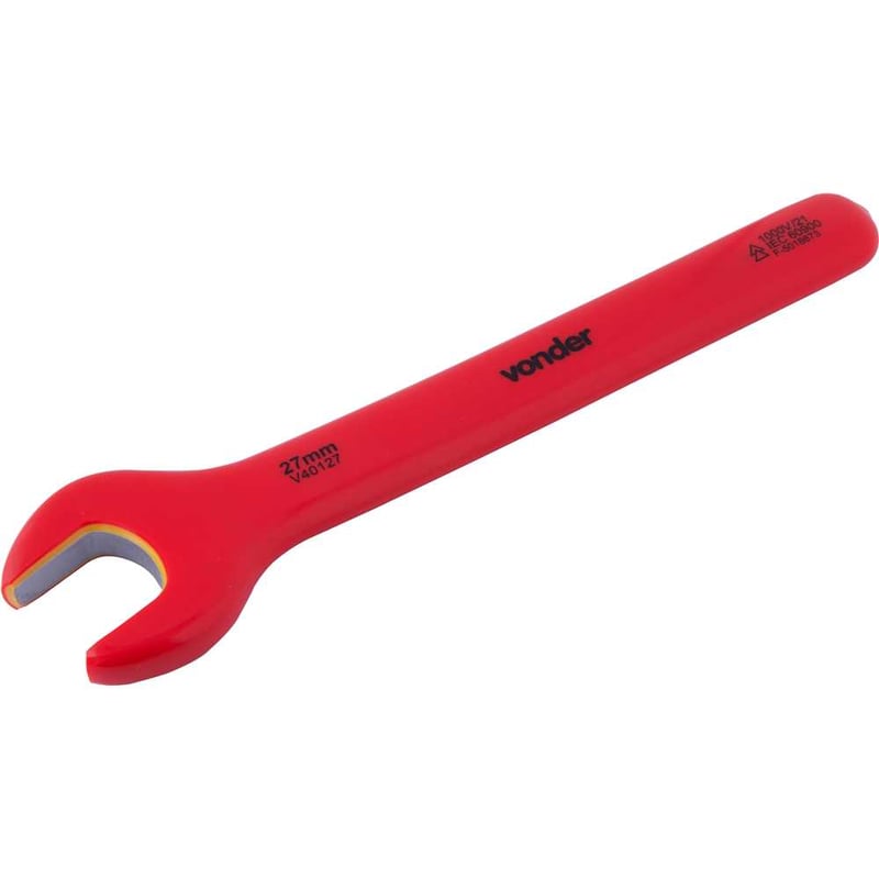 Chave fixa 27,0 mm, uma boca, isolada, IEC60900