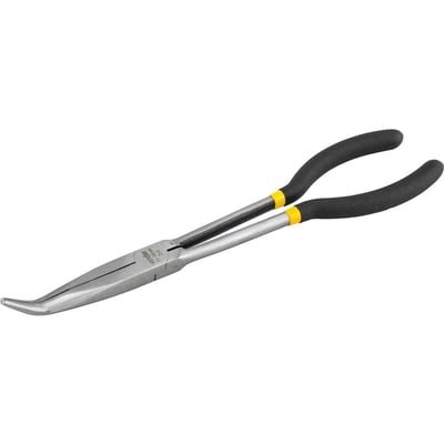Alicate bico meia-cana curvo 11", longo