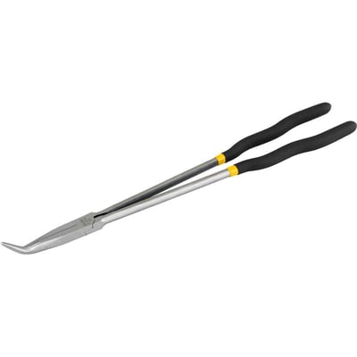 Alicate bico meia-cana curvo 16", extralongo