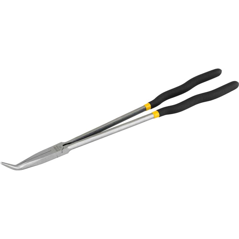Alicate bico meia-cana curvo 16", extralongo