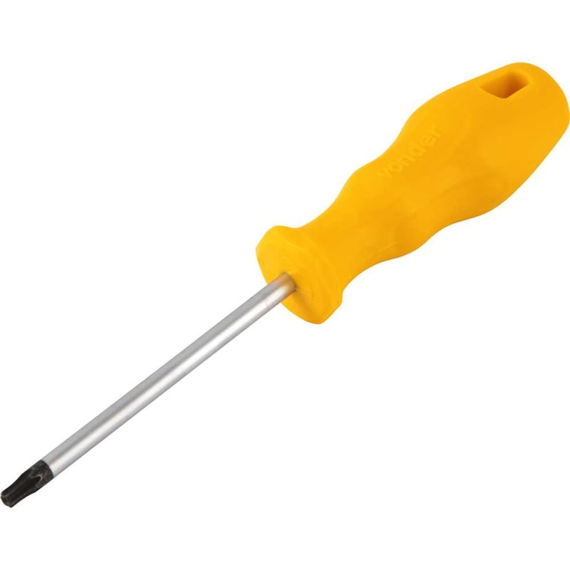 Chave hexalobular, T30, com cabo reto