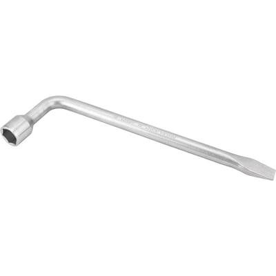 Chave de roda tipo L com espátula 17 mm em aço cromo vanádio