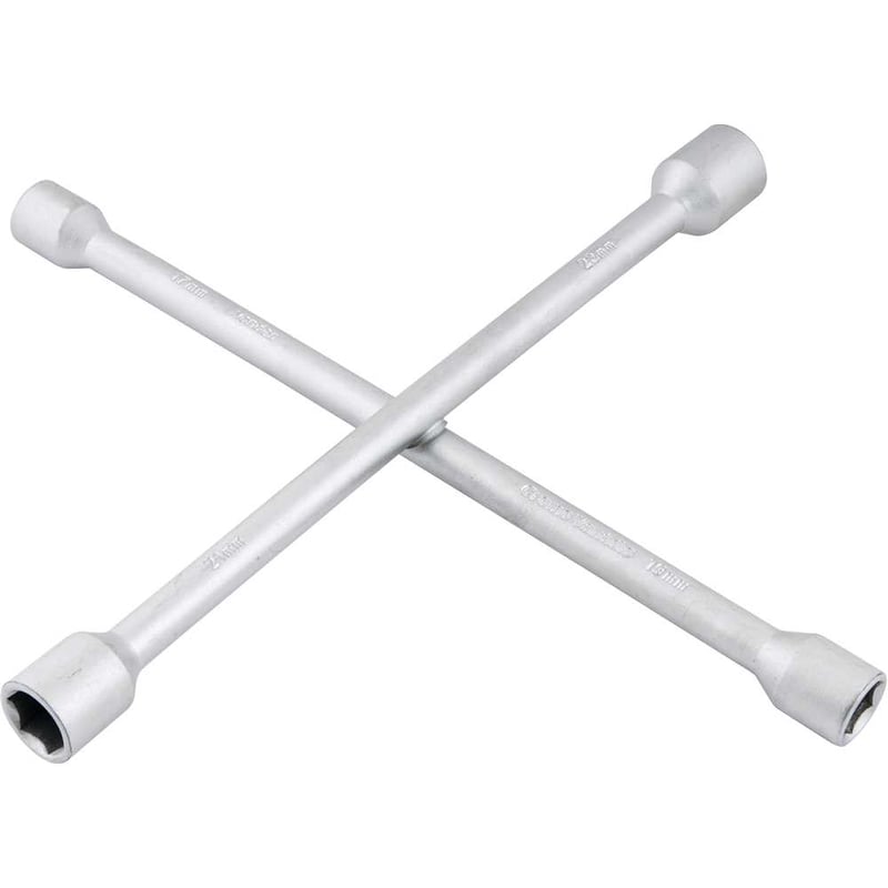 Chave de roda tipo cruz, 17,0 mm x 19,0 mm x 21,0 mm 23,0 mm