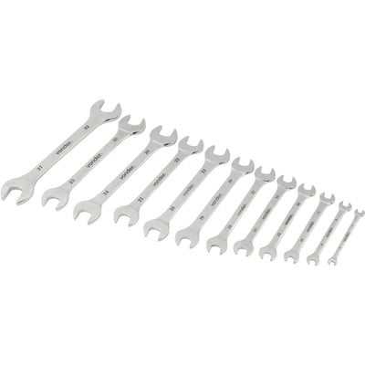 Jogo de chaves fixas, 6 mm a 32 mm cromadas