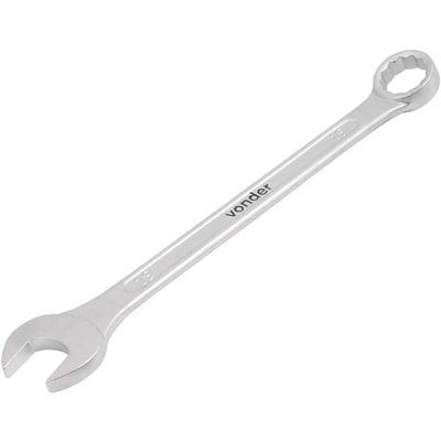 Chave combinada 19 mm, aço cromo vanádio, reta