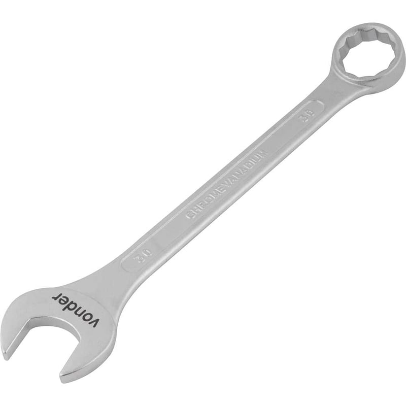 Chave combinada 30 mm, aço cromo vanádio, reta