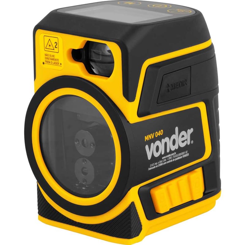 Medidor de distância a laser 40 m, com nível a laser
