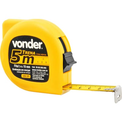 Trena de aço 5 m x 19 mm