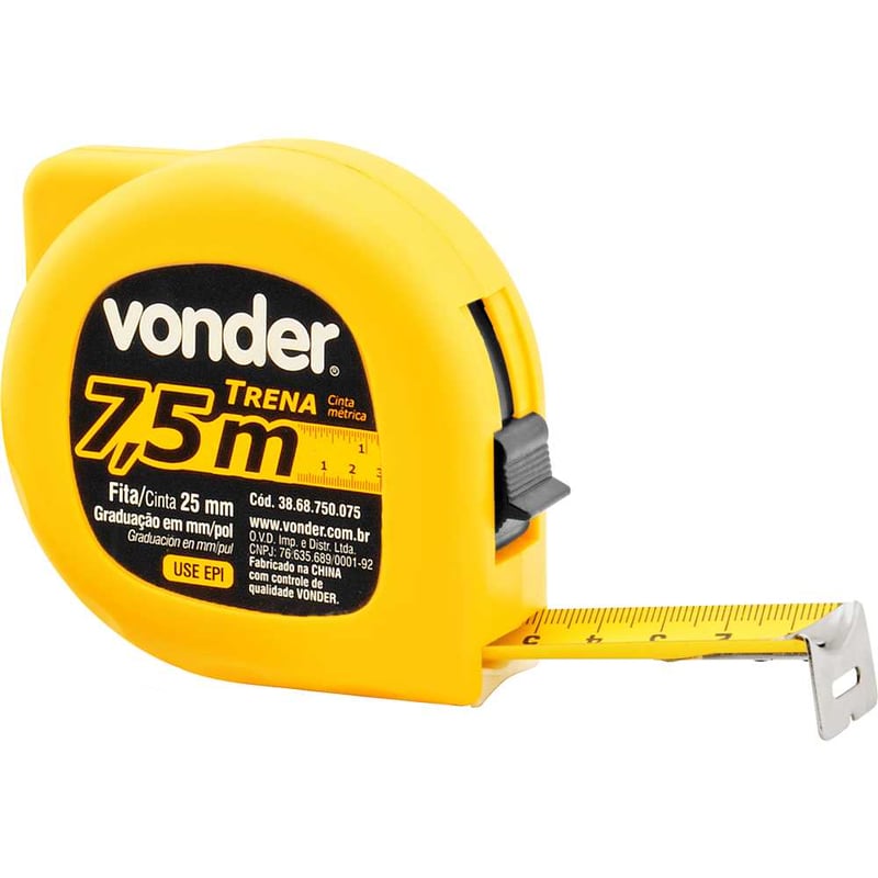 Trena de aço 7,5 m x 25 mm