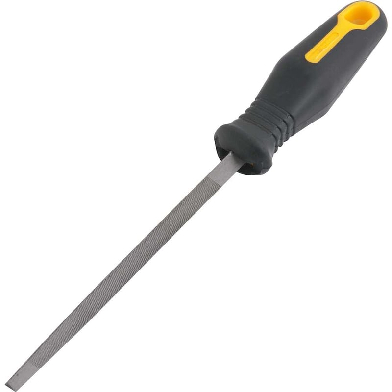 Lima triangular slim taper, 4", com cabo