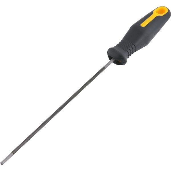 Lima redonda para motosserra, 8" x 3/16", com cabo