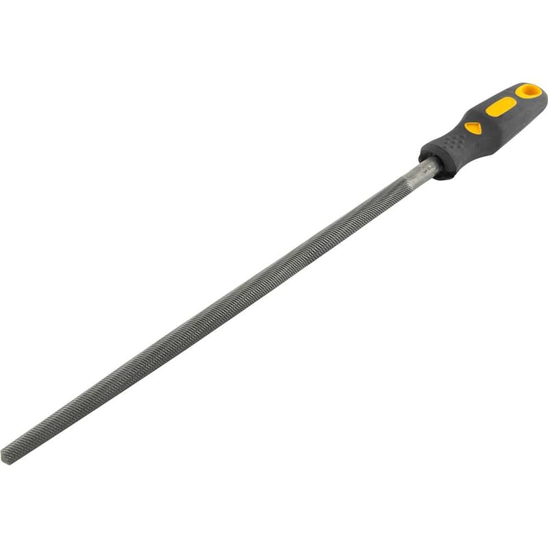 Lima redonda bastarda 12", com cabo