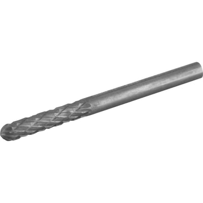 Lima rotativa abaulada, 3,0 mm x 16,0 mm, com haste 3,0 mm