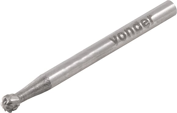 Lima rotativa esférica, 3,0 mm, com haste 3,0 mm