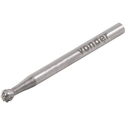Lima rotativa esférica, 4,0 mm x 4,0 mm, com haste 3,0 mm