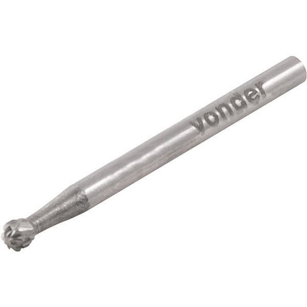 Lima rotativa esférica, 5,0 mm x 5,0 mm, com haste 3,0 mm