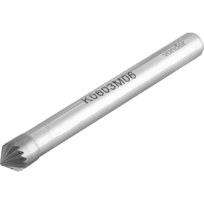 Lima rotativa cônica 90°, 6,0 mm, com haste 6,0 mm