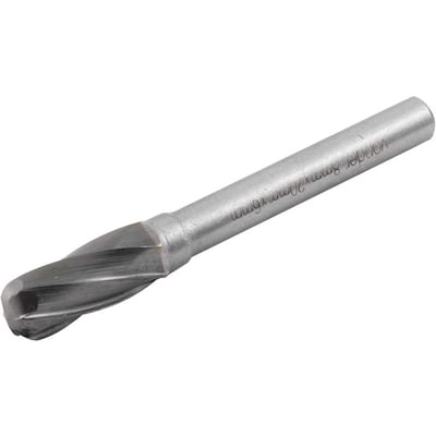 Lima rotativa abaulada para alumínio, 8,0 mm x 20,0 mm, com haste 6,0 mm