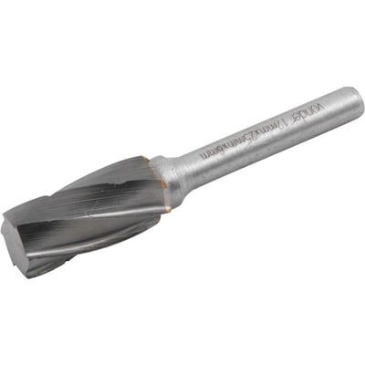 Lima rotativa cilíndrica para alumínio, 12,0 mm x 25,0 mm, com haste 6,0 mm