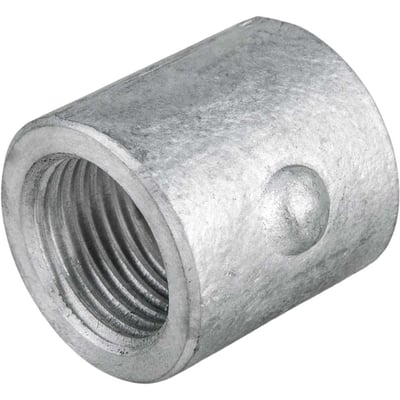 Luva de alumínio com rosca, 1/2" BSP