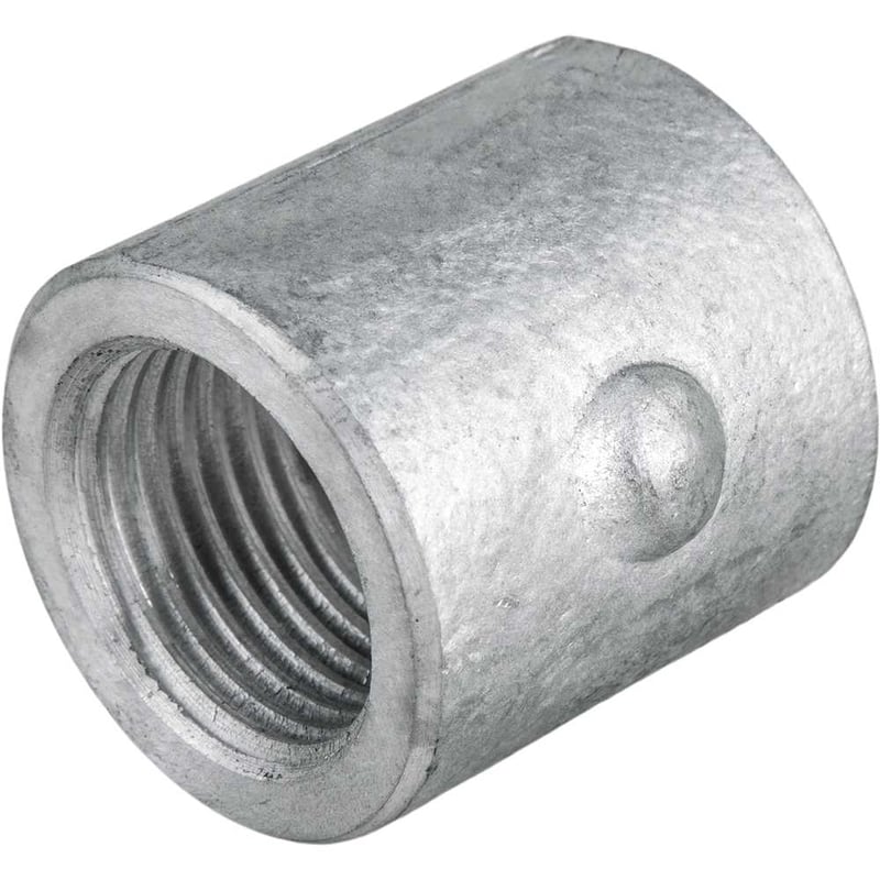 Luva de alumínio com rosca, 1/2" BSP