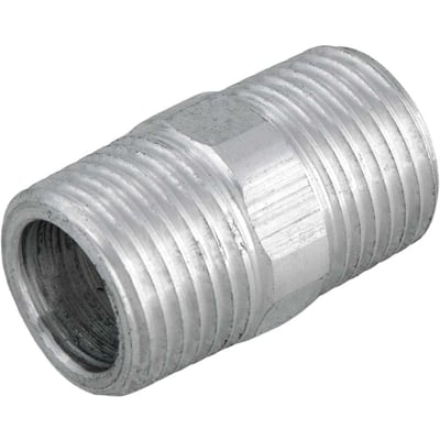 Niple em alumínio, duplo, 1/2" BSP