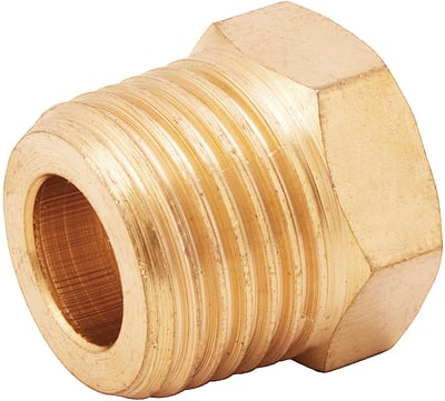 Adaptador para rosca 1/2" macho x 1/4" fêmea