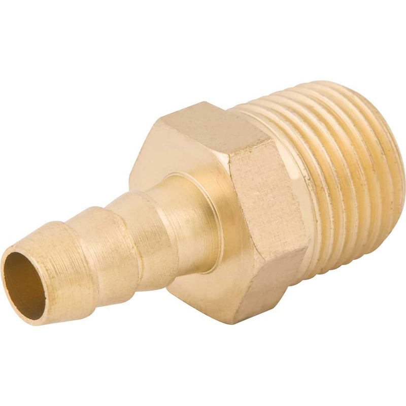 Espigão rosca macho de 1/4" NPT com escama de 1/4", caixa com 40 peças