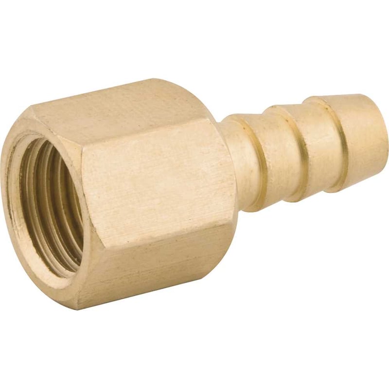 Espigão rosca fêmea de 1/4" NPT com escama de 1/4", cartela com 3 peças