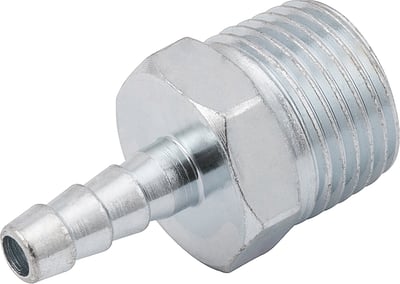 Espigão rosca macho de 1/2" NPT com escama de 1/4", caixa com 40 peças
