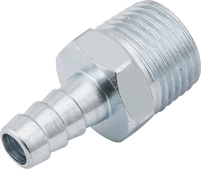 Espigão rosca macho de 1/2" NPT com escama de 3/8", cartela com 2 peças