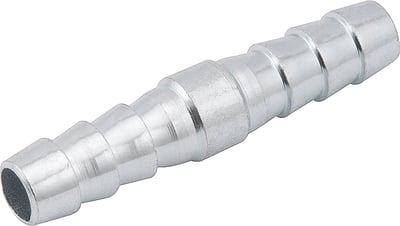 Emenda para mangueira 1/4", cartela com 2 peças