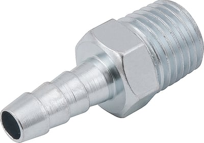 Espigão rosca macho de 1/4" NPT com escama de 1/4", caixa com 40 peças