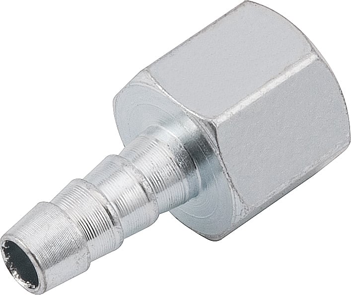 Espigão rosca fêmea de 1/4" NPT com escama de 1/4", cartela com 2 peças