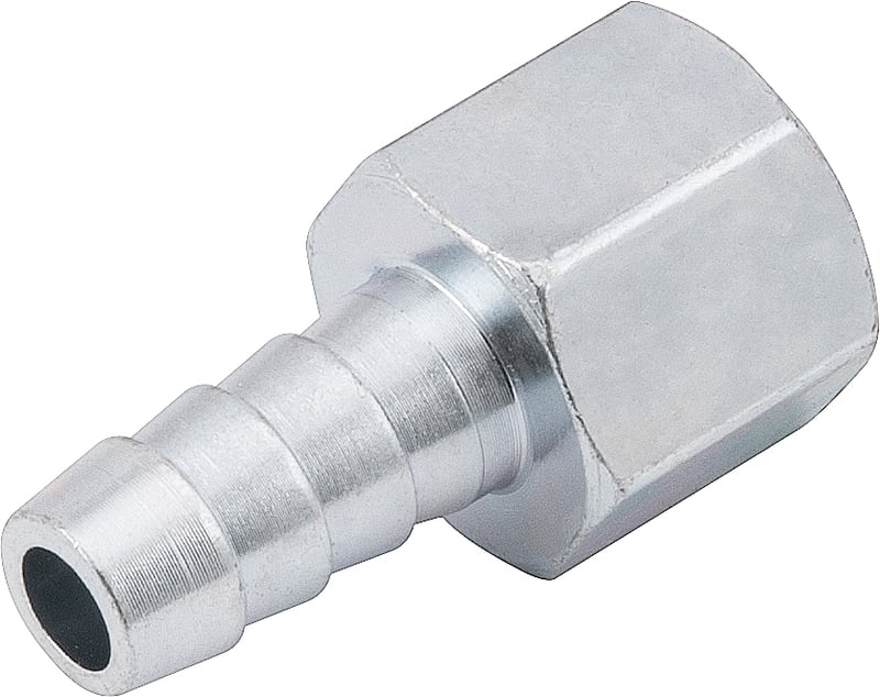 Espigão rosca fêmea de 1/4" NPT com escama de 5/16", cartela com 2 peças
