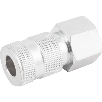 Engate rápido de 1/4", rosca fêmea 1/2" NPT, com esferas