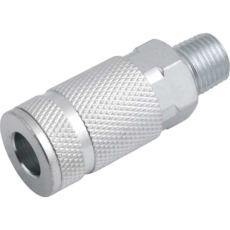 Engate rápido de 1/4", com rosca macho 1/4" NPT, com esferas