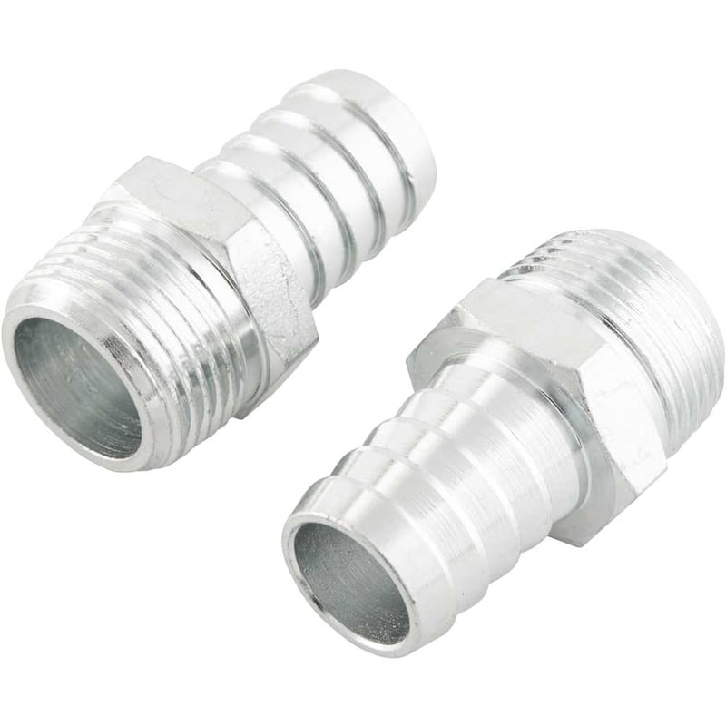 Espigão rosca macho de 3/4" NPT com escama de 3/4", cartela com 2 peças