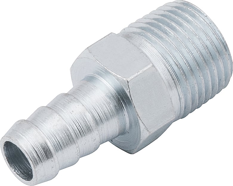 Espigão rosca macho de 3/8" NPT com escama de 3/8", caixa com 40 peças