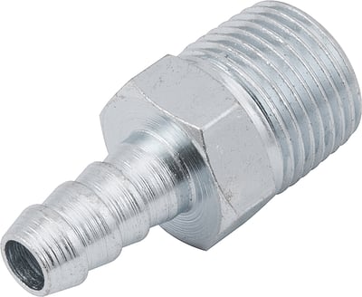 Espigão rosca macho de 3/8" NPT com escama de 5/16", cartela com 2 peças