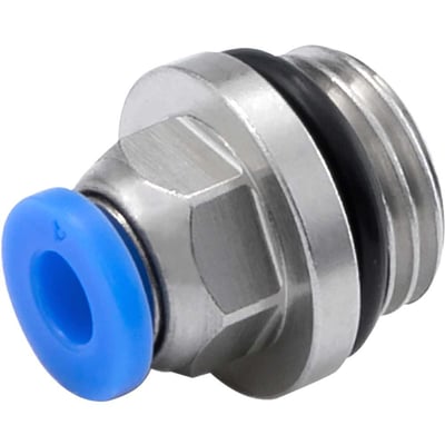 Conexão rápida reta, 4 mm, rosca 1/4" BSP