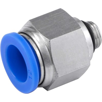 Conexão rápida reta, 12 mm, rosca 1/8" BSP