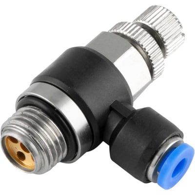 Regulador de velocidade, 6 mm, rosca 1/4" BSP