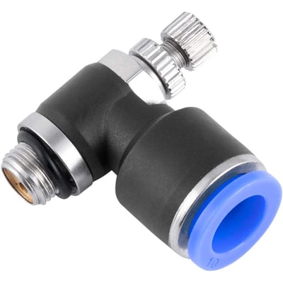 Regulador de velocidade, 10 mm, rosca 1/8" BSP