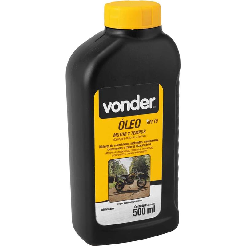 Óleo para motor 2 tempos, 500 ml, VD-DT