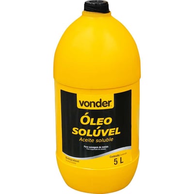 Óleo solúvel, 5 litros