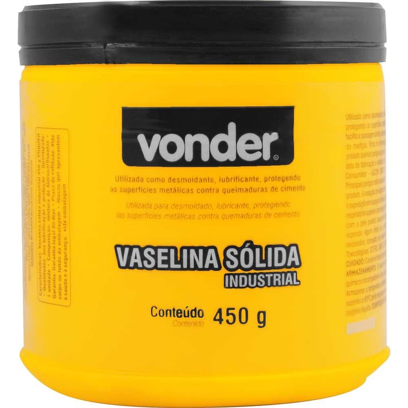 Vaselina sólida industrial, 450 g